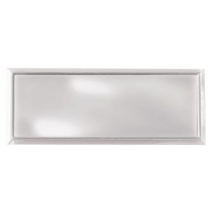Placa Aluminio Plateada