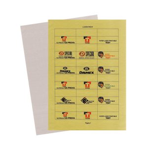 Papel Laserable color Oro