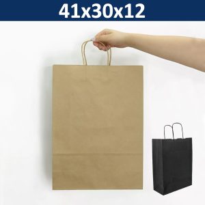 Bolsa Papel Kraft 41x30x12