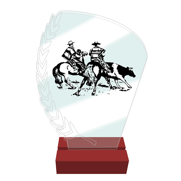 Trofeo Acrílico Laurel - Imagen 2