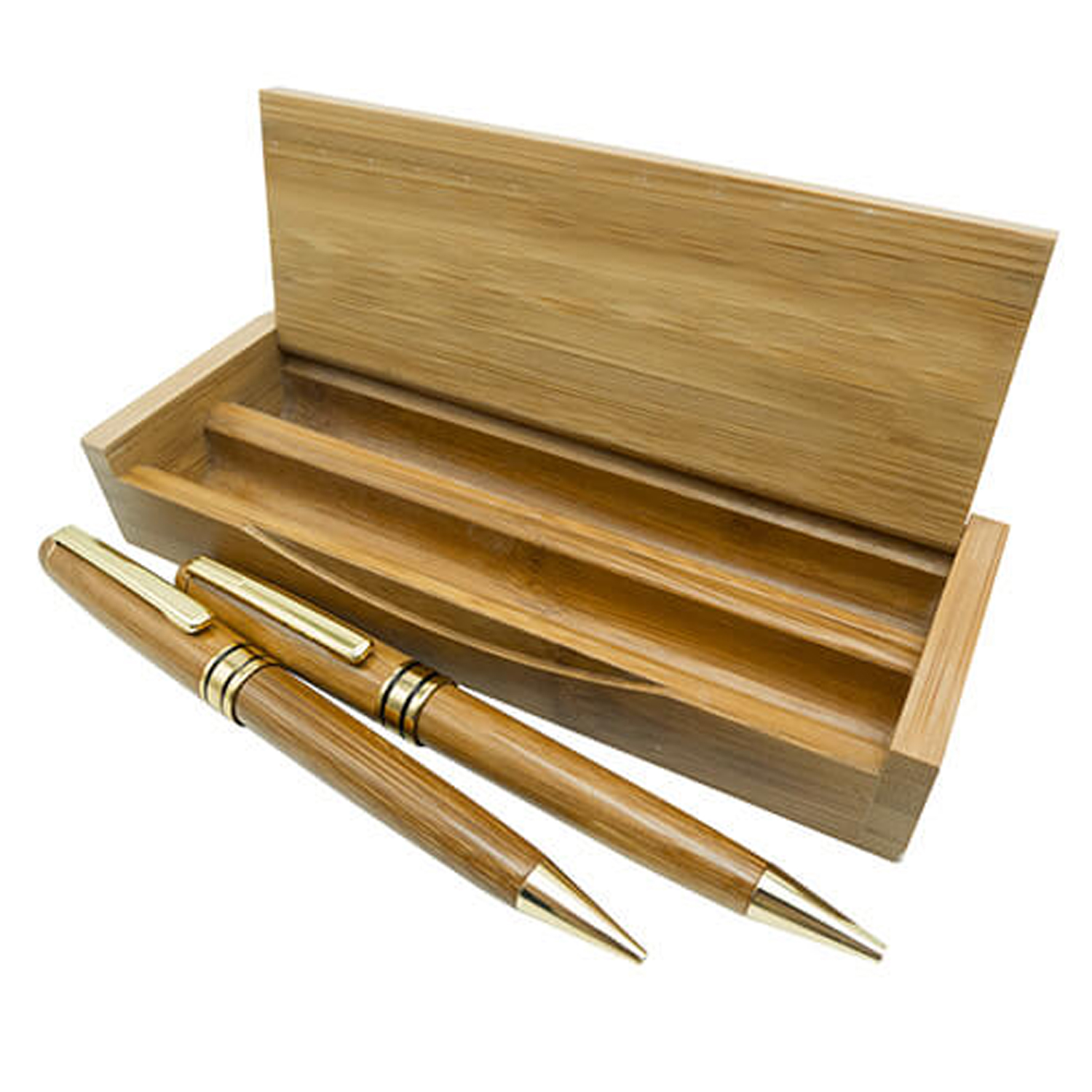 Set Bolígrafo Portaminas Bamboo B7 - Imagen 2