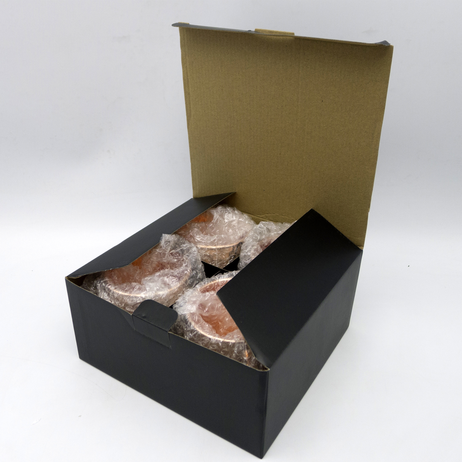 Set de 4 Mugs Encobrizados Martillados M77 - Imagen 3