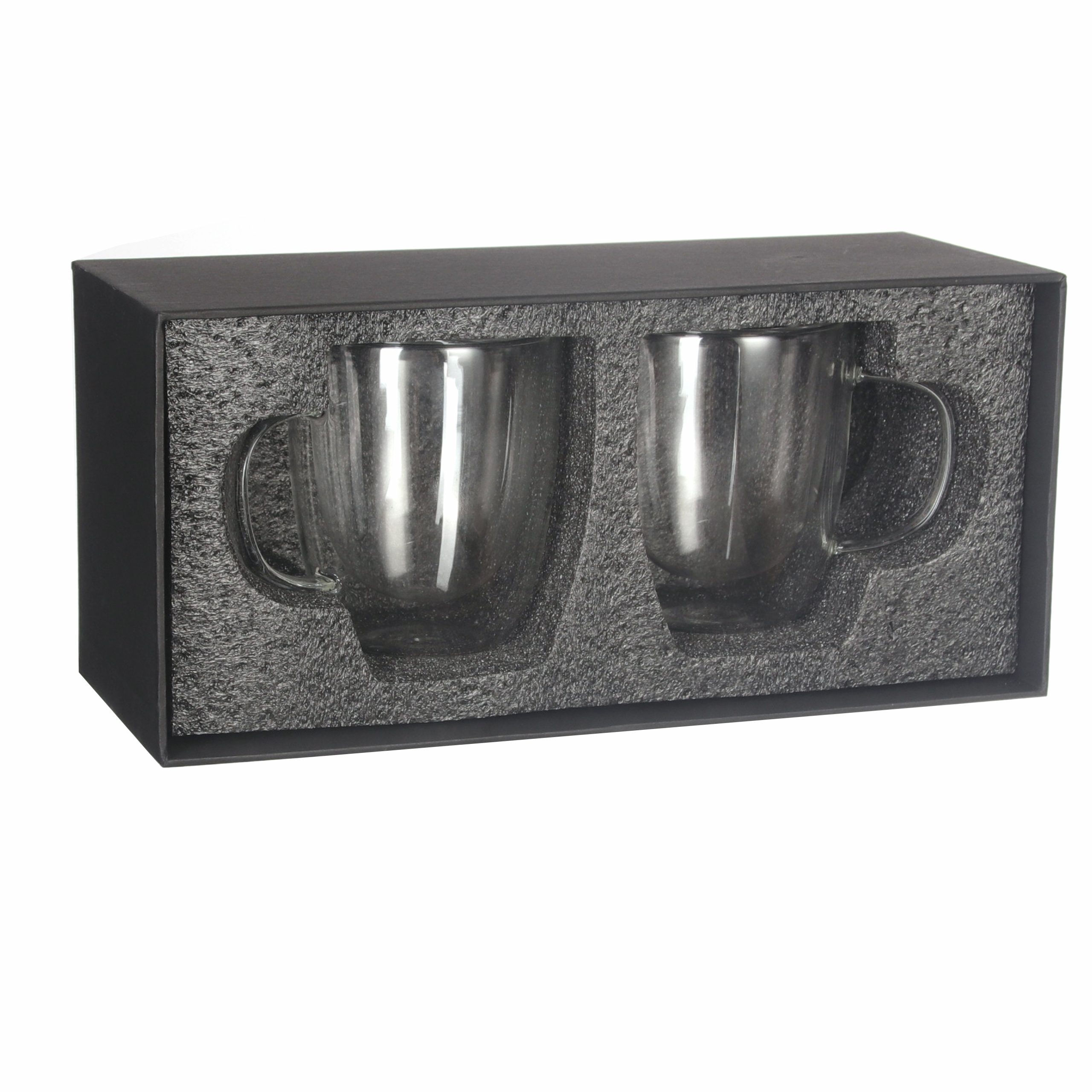 Set de 2 vasos de vidrio doble pared M8 - Imagen 3