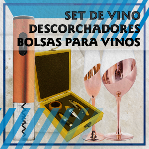 Set de Vino - Descorchadores - Bolsas para vinos