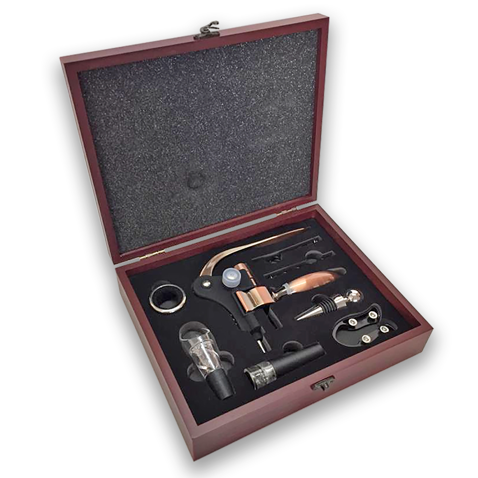 Set de Vino Deluxe Caoba W10 - Imagen 2