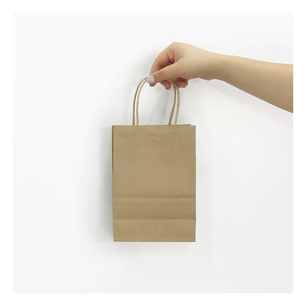 Bolsa Papel Kraft 20x14x8 - Imagen 2