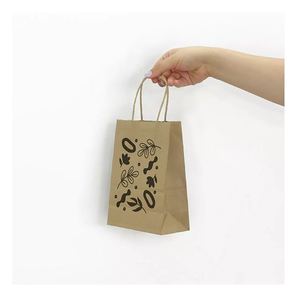 Bolsa Papel Kraft 20x14x8 - Imagen 4