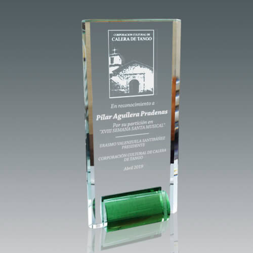 Galvano Cristal Rectangular 6303 - Imagen 3