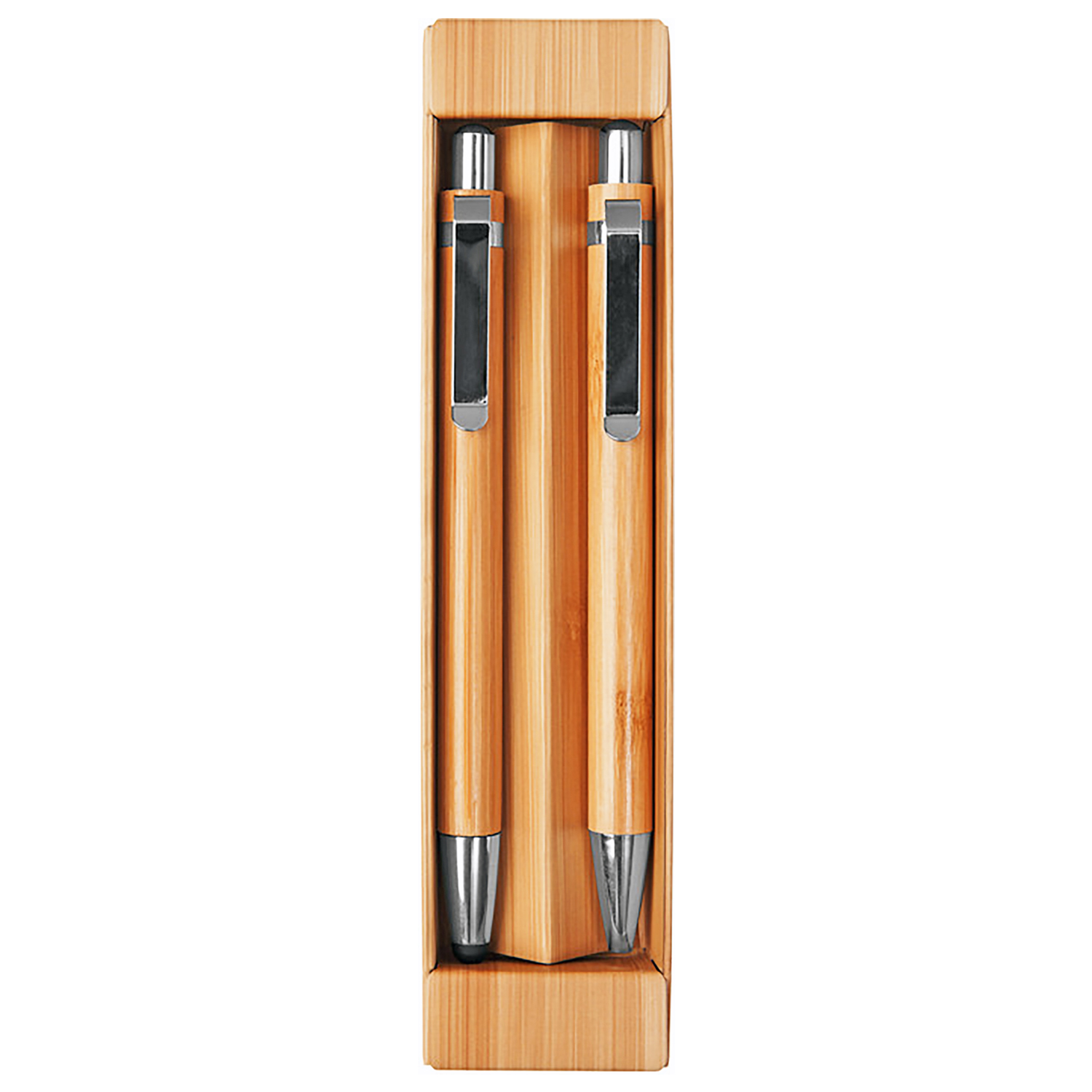 Set Portaminas y Bolígrafo Touch-Screen Bamboo B91 - Imagen 2
