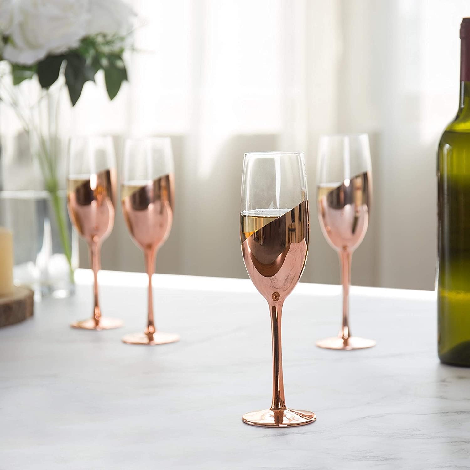 Set de 2 Copas Champagne Encobrizadas M84 - Imagen 10