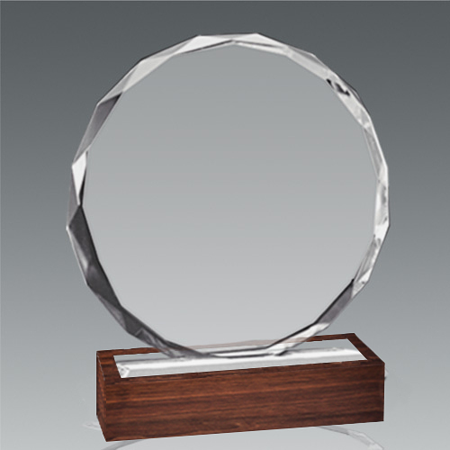 Galvano Cristal con Base de Madera BLAS 51 - Imagen 3