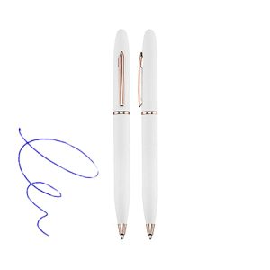Bolígrafo Metálico Blanco Encobrizado L77