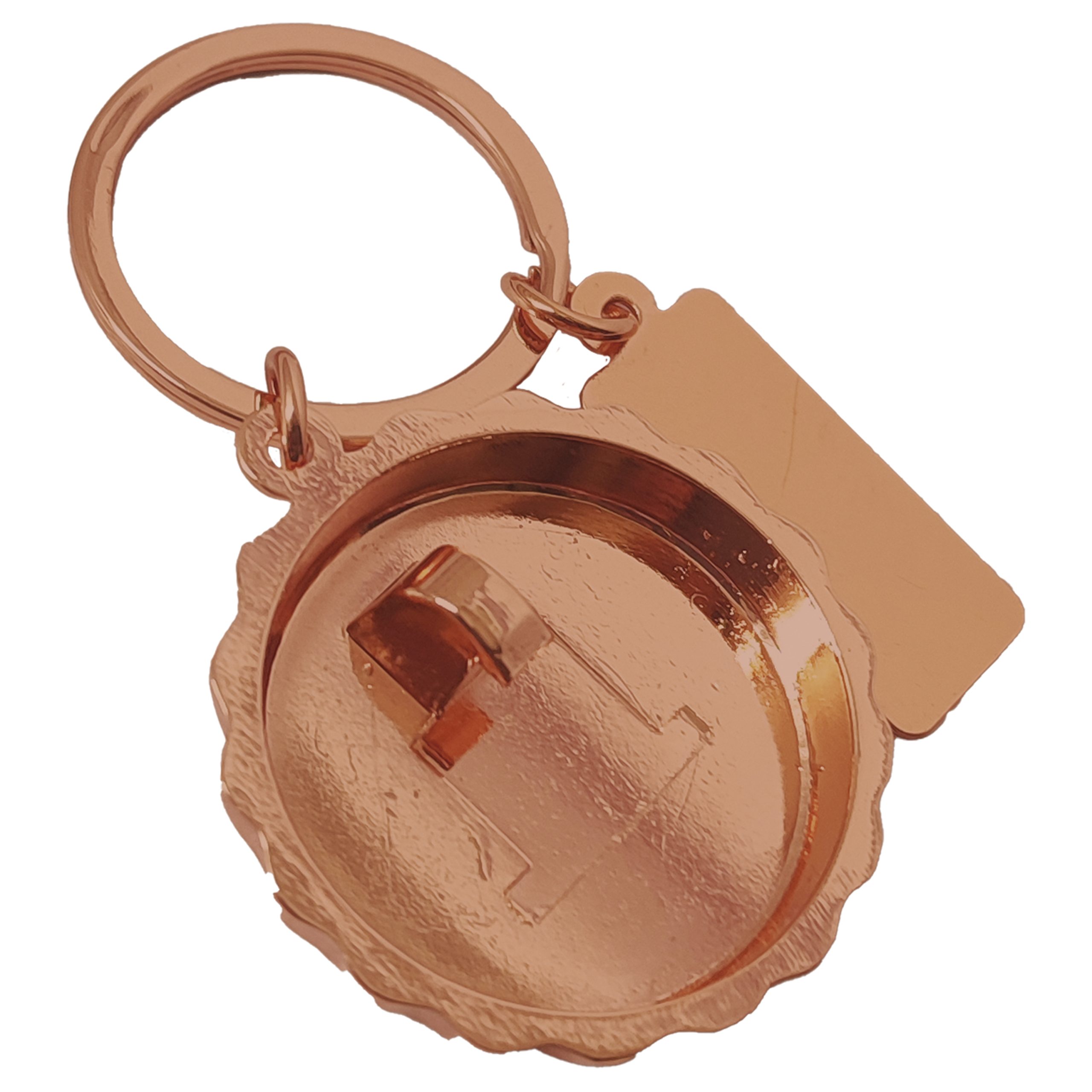 Llavero Tapa Destapador Encobrizado K59 - Imagen 2