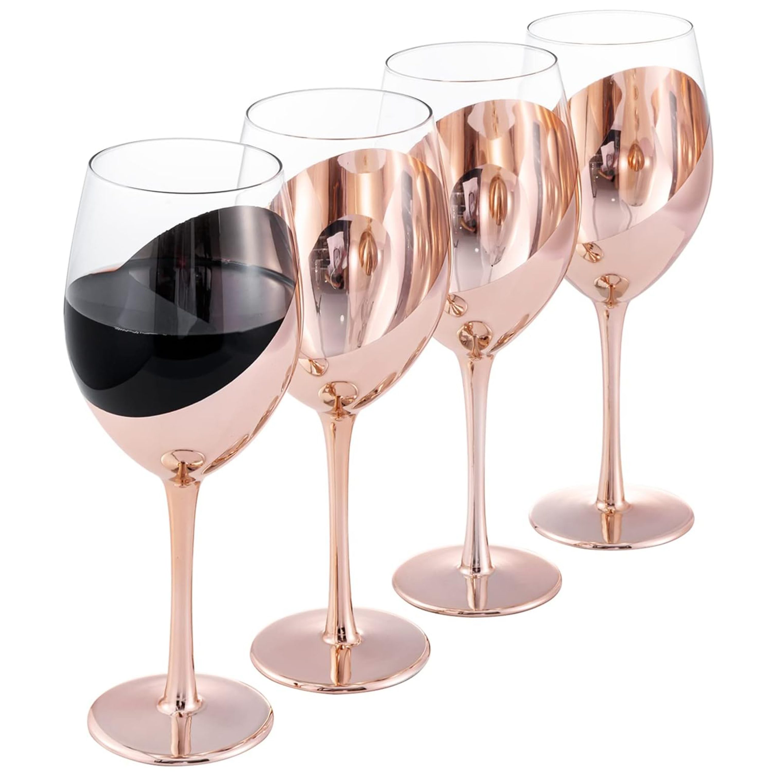 Set de Copas y Decantador para Vinos Encobrizado M88 - Imagen 9