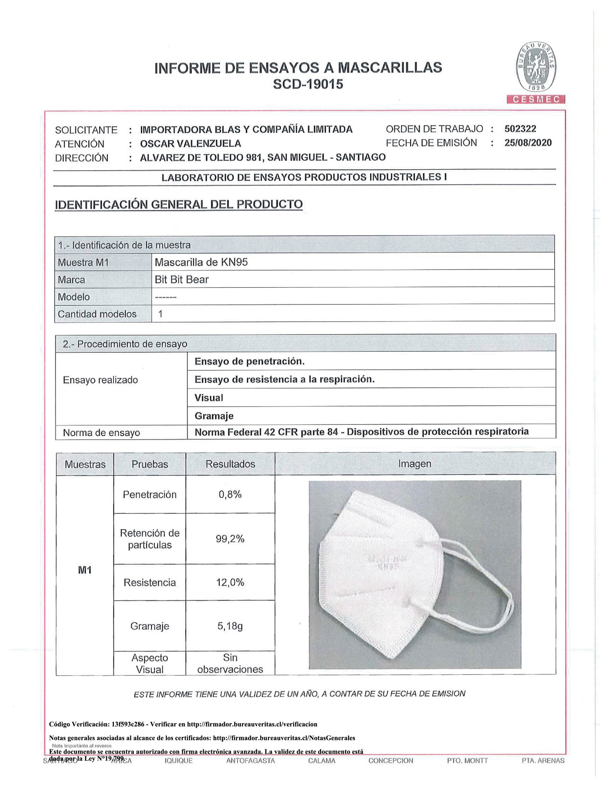 Mascarilla KN95 - FFP2 - Imagen 2