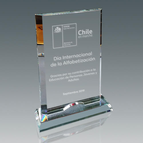 Galvano Cristal Rectangular LSA 066 - Imagen 3